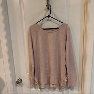 14th & Union Soft Blush Long Sleeve Top